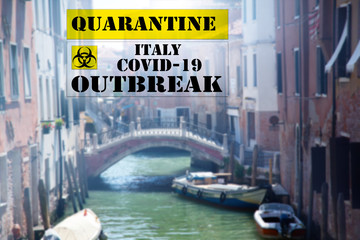 Precautionary security measures to counter the spread of Coronavirus in Italy.