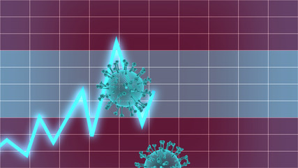 austria stock market due to coronavirus goes down, economic problems