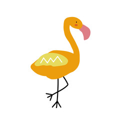 Cute cartoon animal vector illustration. Abstract icon for baby posters, art prints, fashion apparel or stickers.