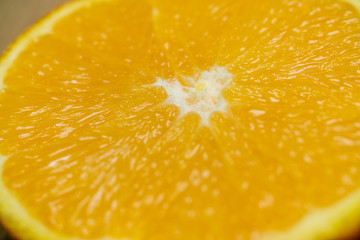 closeup of orange