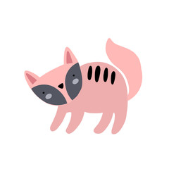 Cute cartoon animal vector illustration. Abstract icon for baby posters, art prints, fashion apparel or stickers.