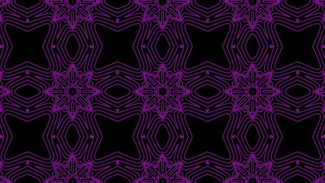 Psychedelic abstract pattern. Psycho pattern 4K UHD video.