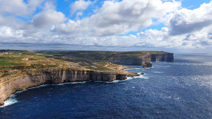 The Island of Gozo - Malta from above - aerial photography