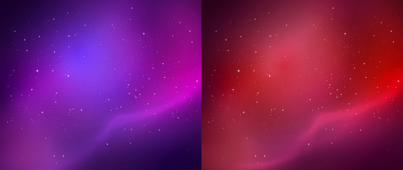Obraz premium Outer space vector backgrounds