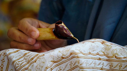 hands of bride and groom