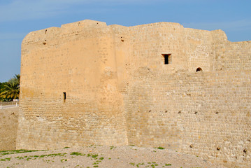 Bahrain National Fort view at Sunny day