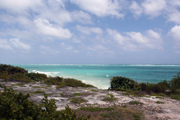 Fototapeta na wymiar view of an seaside
