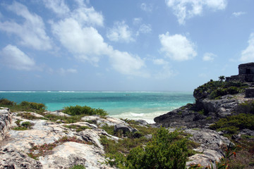 Fototapeta na wymiar view of an seaside