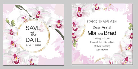 set of invitation cards