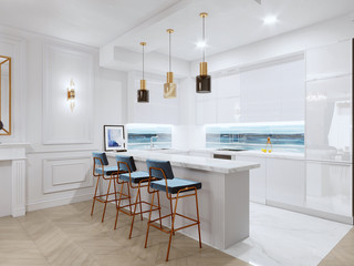 interior render  kitchen