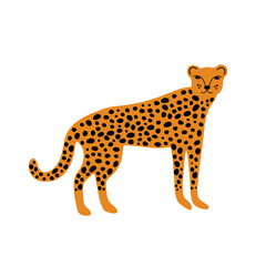 Cute cartoon animal vector illustration. Abstract icon for baby posters, art prints, fashion apparel or stickers.