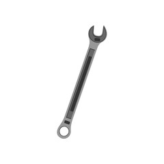 Cartoon wrench tool . Vector illustration