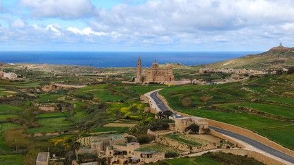 The Island of Gozo - Malta from above - aerial photography