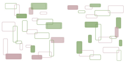 Seamless pattern from various rectangles. Vector illustration.