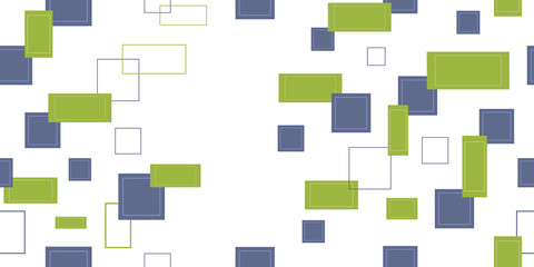 Seamless pattern from rectangles and squares. Vector illustration.