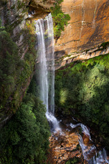 Obraz na płótnie Canvas Katoomba Falls in Blue Mountains Australia