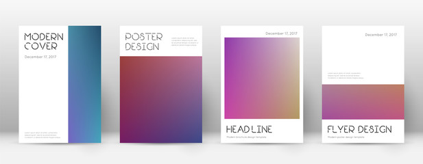 Fototapeta premium Flyer layout. Minimal grand template for Brochure,