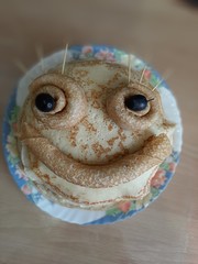 close-up pancakes