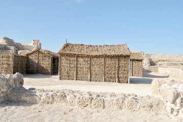 Obraz premium Bahrain National Fort view at Sunny day