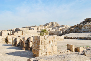 Bahrain National Fort view at Sunny day