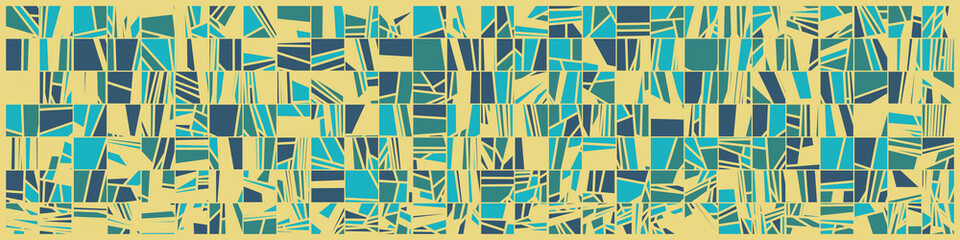 Abstract Random Color Poligones Generative Art background illustration