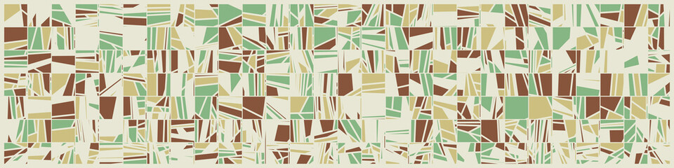 Abstract Random Color Poligones Generative Art background illustration