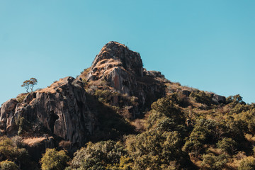 View of the mountains in Mount Abu, Rajasthan, India