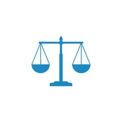 scale vector icon, Justice symbol icon