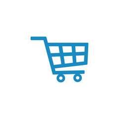 Shopping icon, Shopping cart icon vector for web design