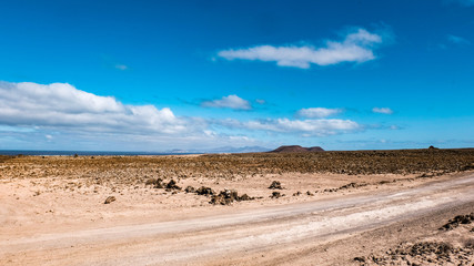 Im Nordwesten von der Insel Fuerteventura