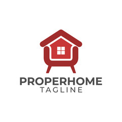 Fototapeta premium Furniture Logo Template