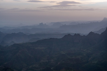 Simien Mountains in Ethiopia