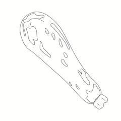 Vintage zucchini outline, great design for any purposes. Healthy background. Organic healthy food. Healthy food, veggie. Vegan food vector set. Vector symbol. Vegan salad. Vegan vector icon.