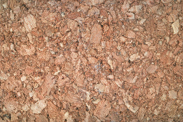 Brown cork mat background for coaster or placemat