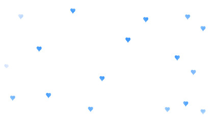 wall paper design with white background and small blue hearts for baby shower or fathers day