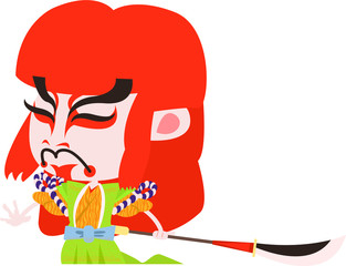 samurai characters vector art