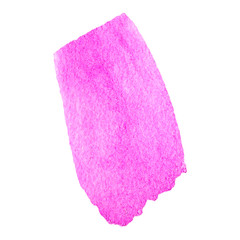 Watercolor paint spots. Insulated paints. Isolated smears. Blue watercolor spots. Pink watercolor spots. purple watercolor spots.