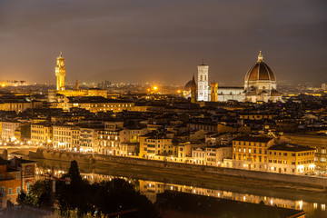Naklejka premium Florence night