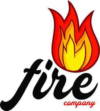 Cute and funny logo for fire equipment store or company