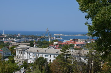 Fototapeta premium panoramic view of the Sevastopol