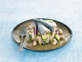 ensalada-sardinas-judias