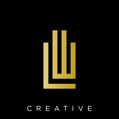 lw logo design vector