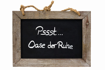 Wellness, Tafel, Symbol