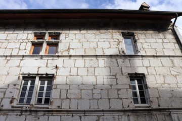 Fototapeta na wymiar Maison des Chevaliers de l'Ordre de l'Annonciade dans La Roche sur Foron - ville La Roche sur Foron - Département Haute Savoie - France