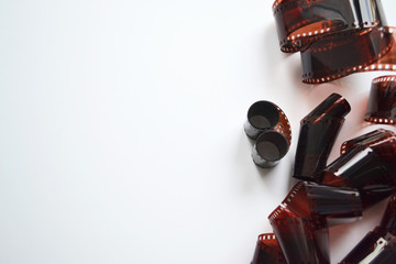 isolated role of 35 mm negative film