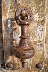 Gozne en una puerta de Maderuelo
