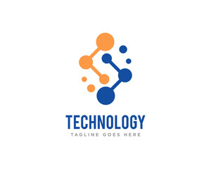 Technology Logo Icon Design Vector