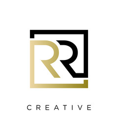 rr logo modern vector icon