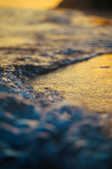 beach and water sunset