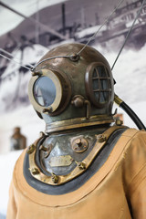 Fototapeta premium diving suit used in ancient times